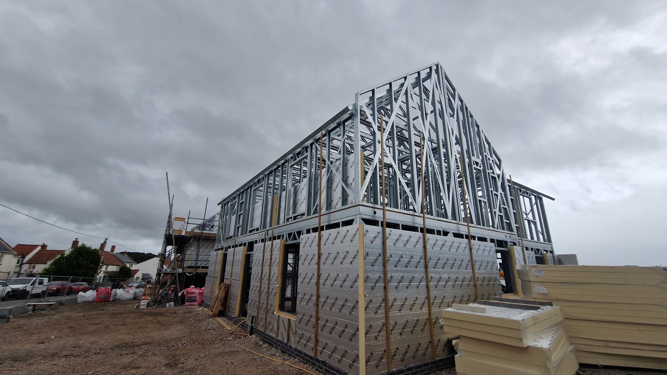 Steel framing project evidence in Cornwall