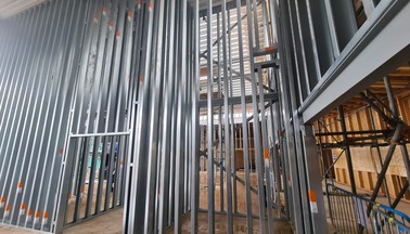 SFS framing detail from the Stanford le Hope farmhouse project